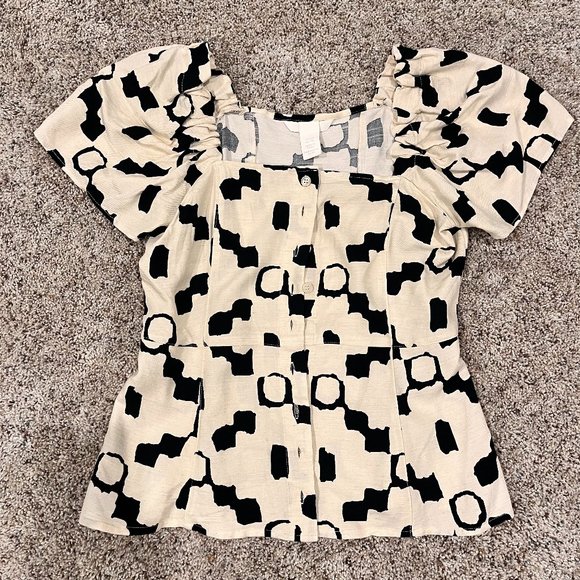 H&M Abstract Print Top - Picture 1 of 3